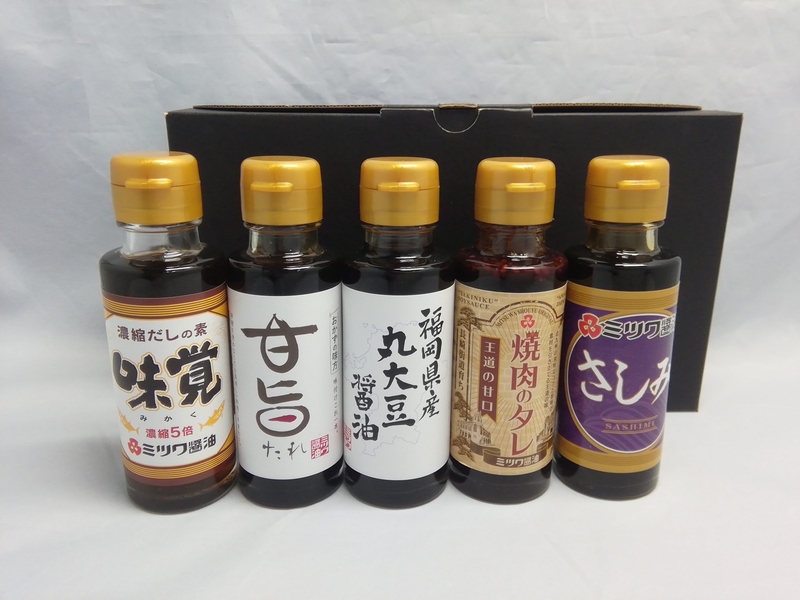 ミツワ醤油調味料5本セット 北九州観光市場 ミツワ醤油調味料5本セット 北九州観光市場